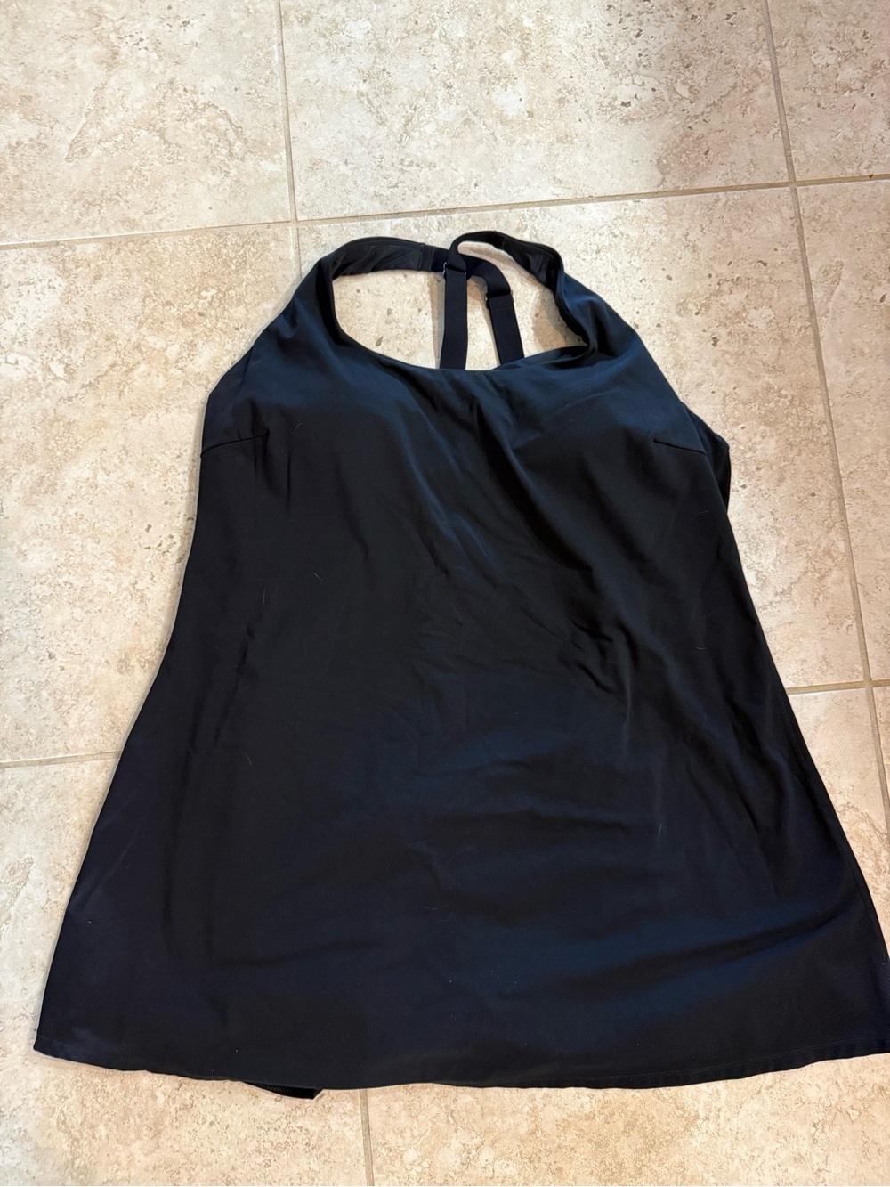 Black Halter Tank Dress